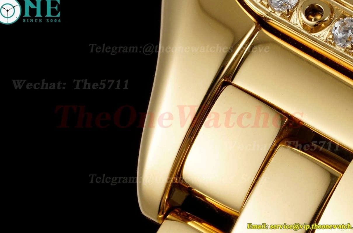 Ladies Dial Secrete Panthere YG YG AF Dia Mop Quartz 27mm De 0426